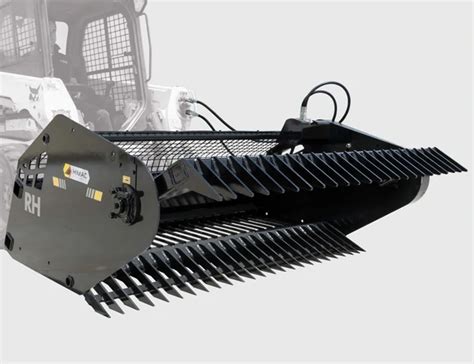 schulte skid steer rock rake|mechanical rock pickers for sale.